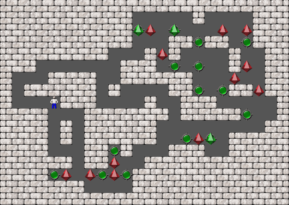 Sokoban Bugs550 collection level 437